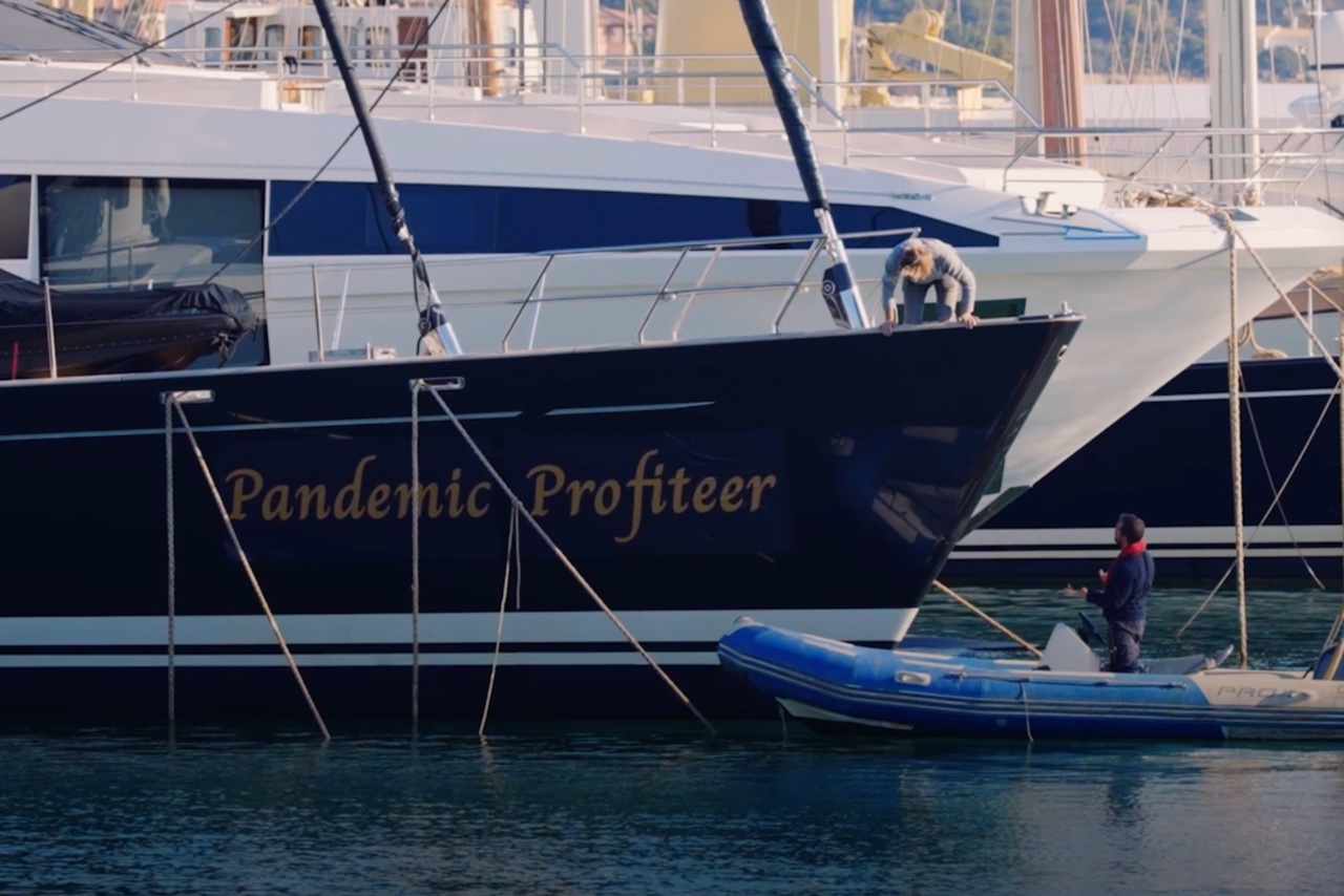 Rebranding Michelle Mone’s luxury yacht.